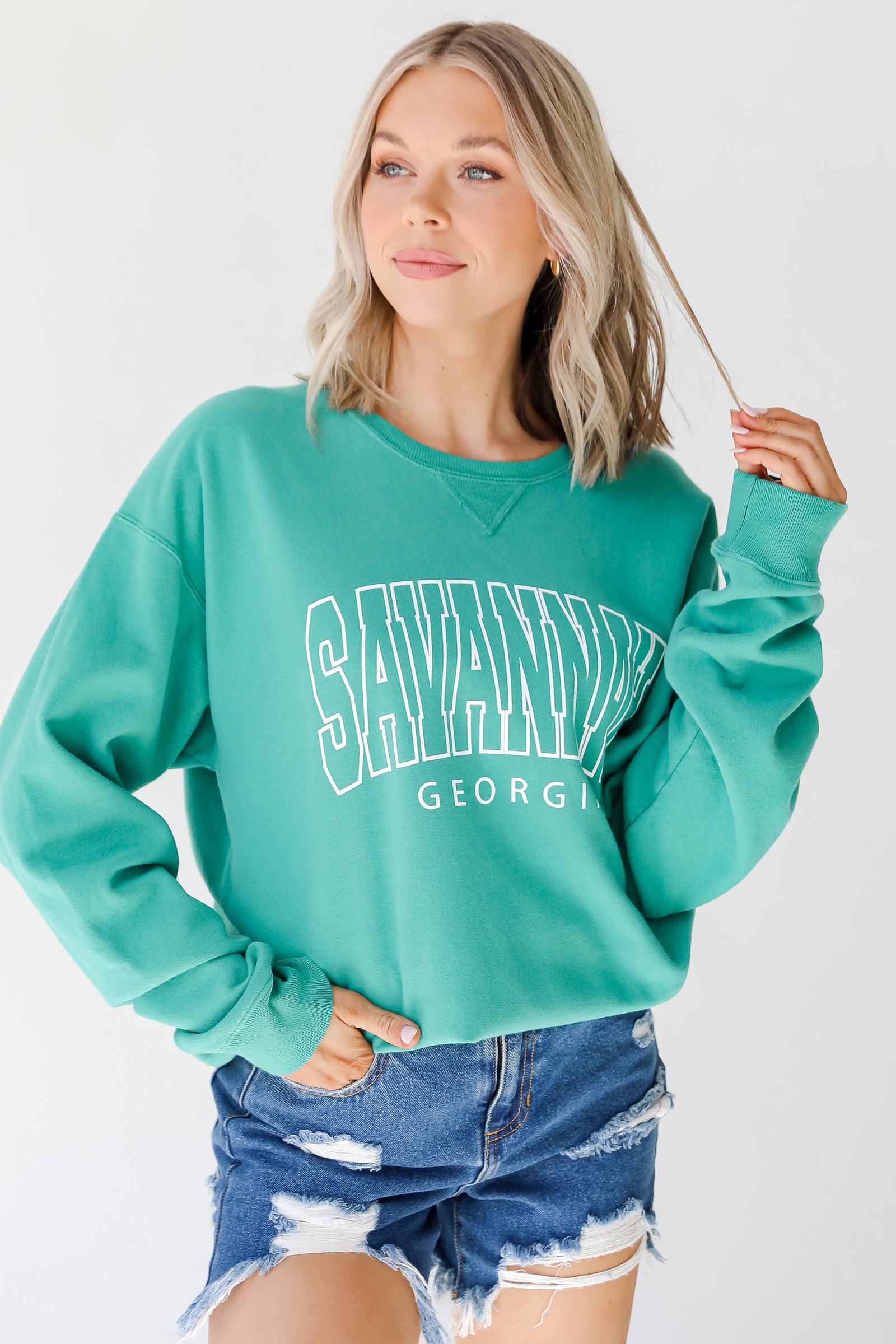 Green Savannah Georgia Sweatshirt