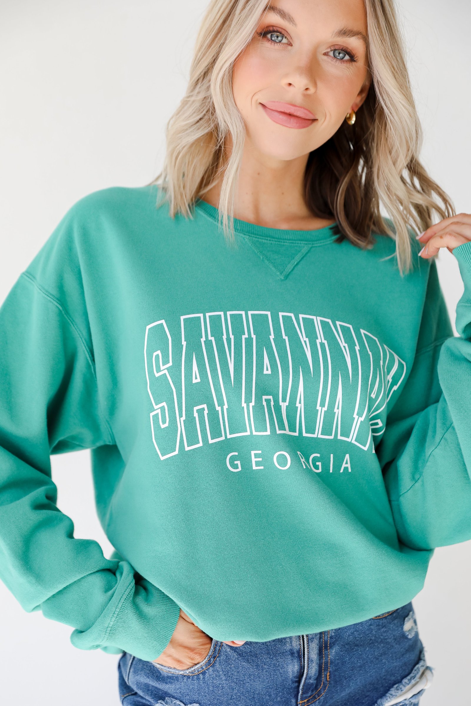 Green Savannah Georgia Sweatshirt