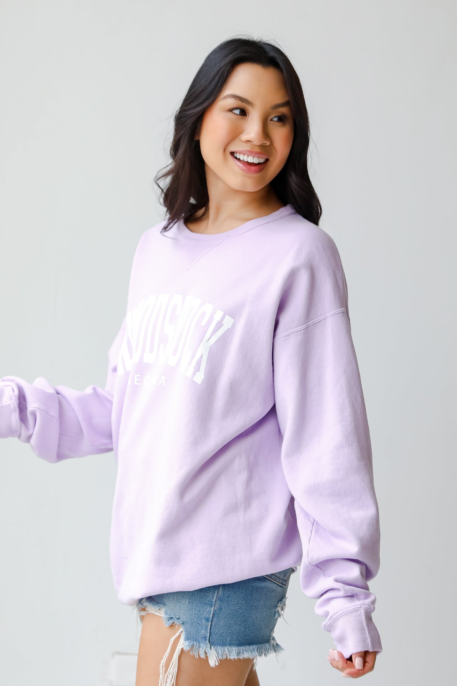 Lavender Woodstock Georgia Sweatshirt